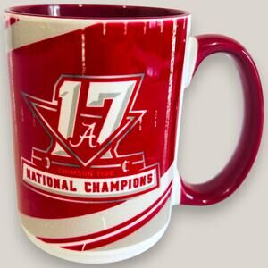 Alabama Crimson Tide Coffee Mug 17 Times National Champions Roll Tide